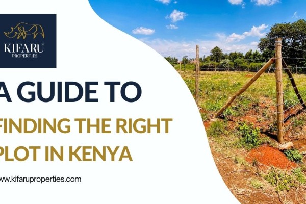 A Guide to Finding the Right Plot in Kenya