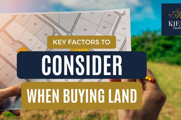 Title: Key Factors to Consider When Buying Land: A Buyer's Guide